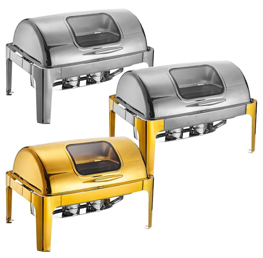 Rectangular Roll-Top Chafer