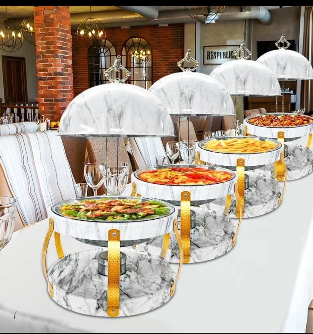 Silver Chrome Chafer