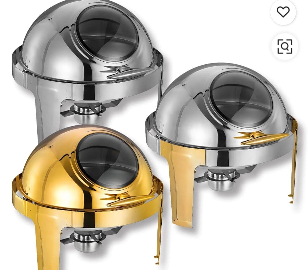 Silver Orb Roll-Top Chafer